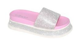12 Wholesale Sandals For Women In Pink Size 7-11
