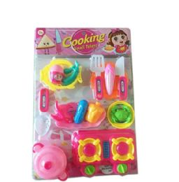 12 Pieces Cooking Tableware Toy Set - Toy Sets