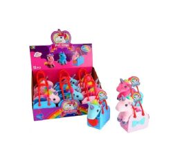 96 Pieces Plush Unicorn Handbag - Toys & Games