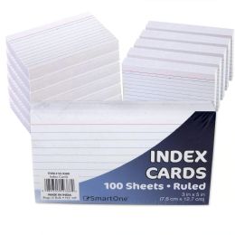 100 Bulk Pack Of 100 Index Cards