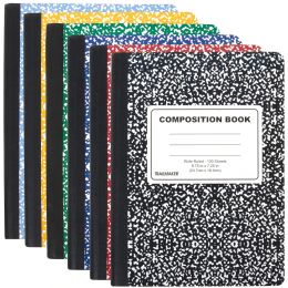 50 Wholesale Composition Book - 100 Sheets - Assorted Colors