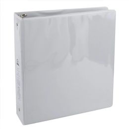 25 Bulk 2 Inch Binder With Two Pockets - White