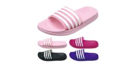 36 Wholesale Women's Slippers Assorted Colors