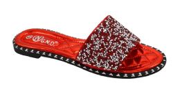 12 Wholesale Sandals For Women In Red Size 5-10