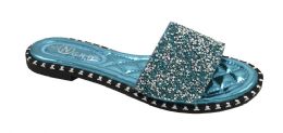 12 Wholesale Sandals For Women In Blue Size 6-10