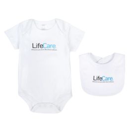 48 Sets Life Care Bib And Bodysuit - 3m To 6m - Baby Accessories