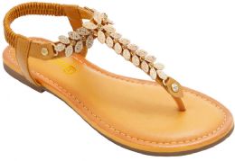 18 Wholesale Sandals For Women In L-Brown Color Size 6-11