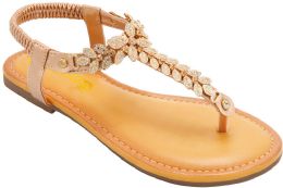 18 Wholesale Sandals For Women In Champagne Color Size 6-11