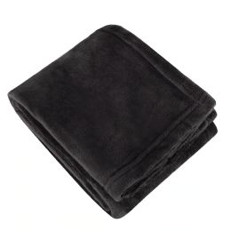 24 Pieces Soft Fleece Blankets 50 X 60 In Black - Fleece & Sherpa Blankets