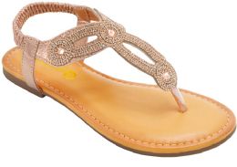 18 Wholesale Sandals For Women In Champange Color Size 5-10