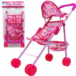 6 Wholesale 21" Steel Doll Stroller In Polybag