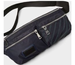 6 Pieces Fanny Pack Nylon Adjustable Belt Waist For Man Woman Hiking Walking Jogging Color Navy - Fanny Pack