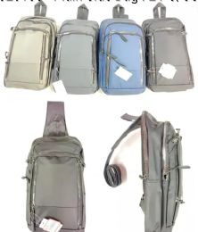 36 Pieces Water Resistant Horizon Cross Over Bag Assorted Color - Backpacks