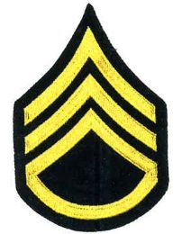 24 Wholesale Military Army Embroidered Embroidered Iron - On Patch, Staff Sergeant