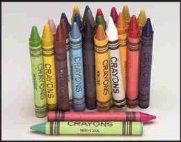 200 Pieces 24 Piece Crayon Set Assortment Colors - Crayon