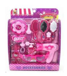 12 Pieces Girls Toys Accessories Beauty Set - Toy Sets