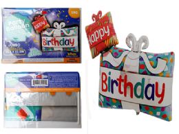 144 Pieces Balloon, Happy Birthday Present - Balloons & Balloon Holder