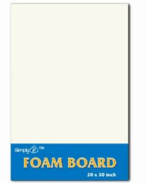 50 Bulk 20" X 30" White Foam Board