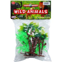 96 Pieces 6pc Assrt Palms And Trees In Pvc Bag - Summer Toys