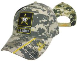 24 Wholesale Military Embroidered Acrylic Cap