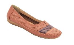 18 Wholesale Women Slip On Loafers Casual Flat Walking Shoes Color Tan Size 5-10