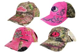 12 of Licensed Camo Hat Womens Assorted