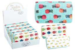 12 Pieces Ladies Clutch Wallet Pineapples - Wallets & Handbags