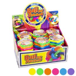 24 Wholesale Ball Rainbow Diy 3.15in12pc Pdq Shrink Wrap Age 6+instructions Included