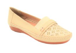 18 Pairs Womens Leather Loafers & Slip - Ons Flats Driving Walking Casual Soft Sole Shoes Color Beige Size 7-11 - Women's Flats