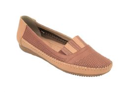 18 Pairs Womens Leather Flats Driving Walking Casual Soft Sole Shoes Color Tan Size 5-10 - Women's Flats