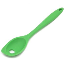 24 Wholesale Silicone Mixing Spoon - Green