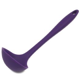 24 Wholesale Silicone Ladle - Purple