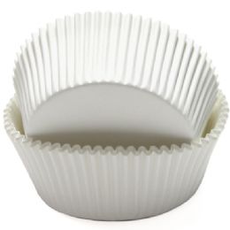 144 Wholesale Baking Cups - White,large 50ct