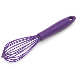 24 Wholesale Silicone Wire Whisk - Purple