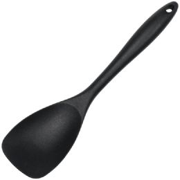 24 Wholesale Silicone Spoon Spatula - Black