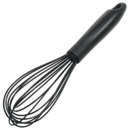 24 Wholesale Silicone Wire Whisk - Black