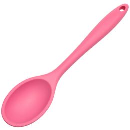 24 Wholesale Silicone Basting Spoon - Pink
