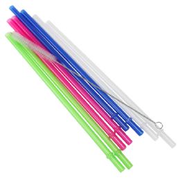 144 pieces RE-Usable Straw W/brush 8 pc - Straws and Stirrers