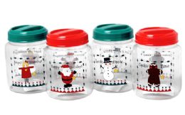 24 Wholesale Storage Jar - Christmas