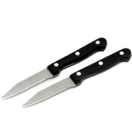 144 Wholesale Paring Knives 2pc. 3.5" Blade
