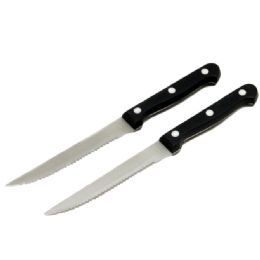 144 Wholesale Steak Knives  2pc  4.50" Blade