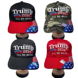 24 Wholesale Trump Ill Be Back In Assorted Color