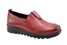 18 Pairs Comfort Work Shoes Hotel Restaurant Walking Slip Resistant, Color Wine Size 5-10 - Women's Footwear