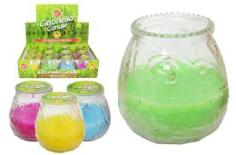 24 Pieces Citronella Candle In Glass Jar - Candles & Accessories
