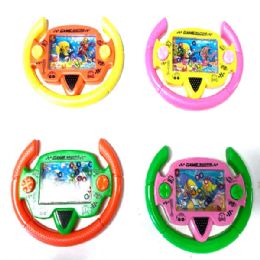72 Pieces Water Game Steering Wheel - Light Up Toys