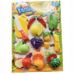 18 Bulk Fruits Cutting Toy Sets
