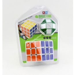 12 Pieces 3 Piece Magic Cube Set - Fidget Spinners