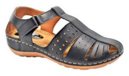 12 Wholesale Sandals For Women, Strap Sandals, Fashion Summer Beach Sandals Color Black Size 5-10