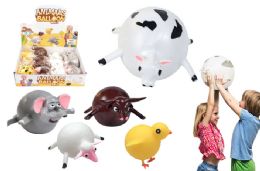 48 Bulk Balloon Ball Assorted Animals