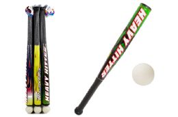 24 Pieces Baseball Bat With Ball 28 Inc - Sports Toys